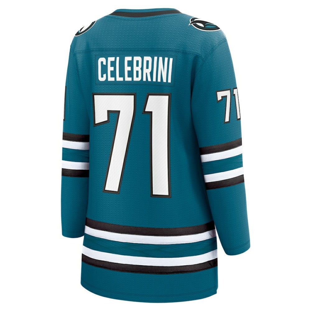 Macklin Celebrini San Jose Sharks Fanatics Women's Home Breakaway Jersey – Teal -  NHL Jerseys