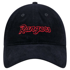 Texas Rangers New Era Women's Corduroy 9TWENTY Adjustable Hat - MLB Hats