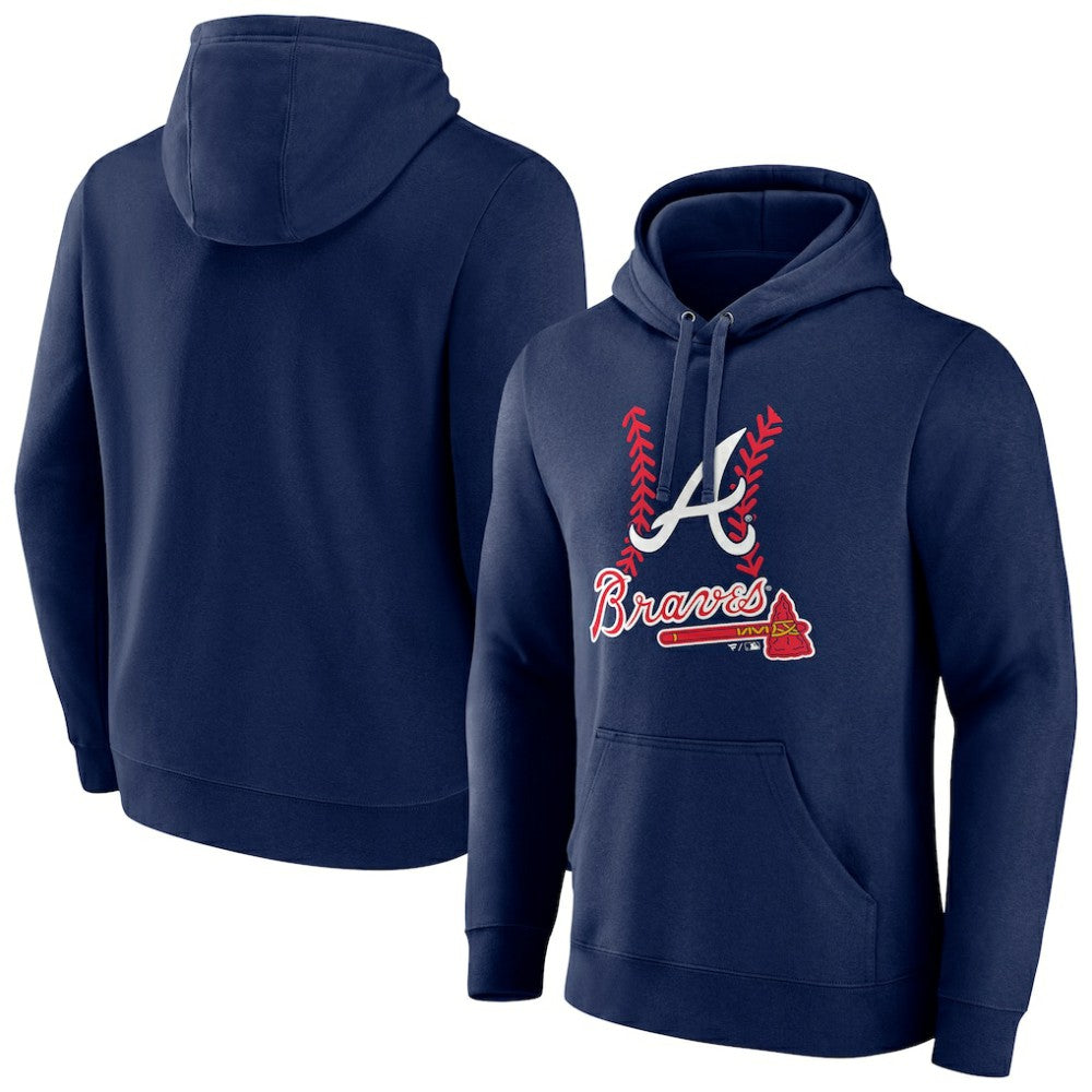 Atlanta Braves Fastball Pullover Hoodie - MLB Hoodies
