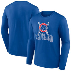 Chicago Cubs Fastball Long Sleeve T-Shirt - MLB T-shirts