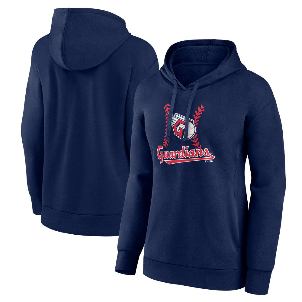 Cleveland Guardians Women's Fastball Pullover Hoodie - MLB Hoodies