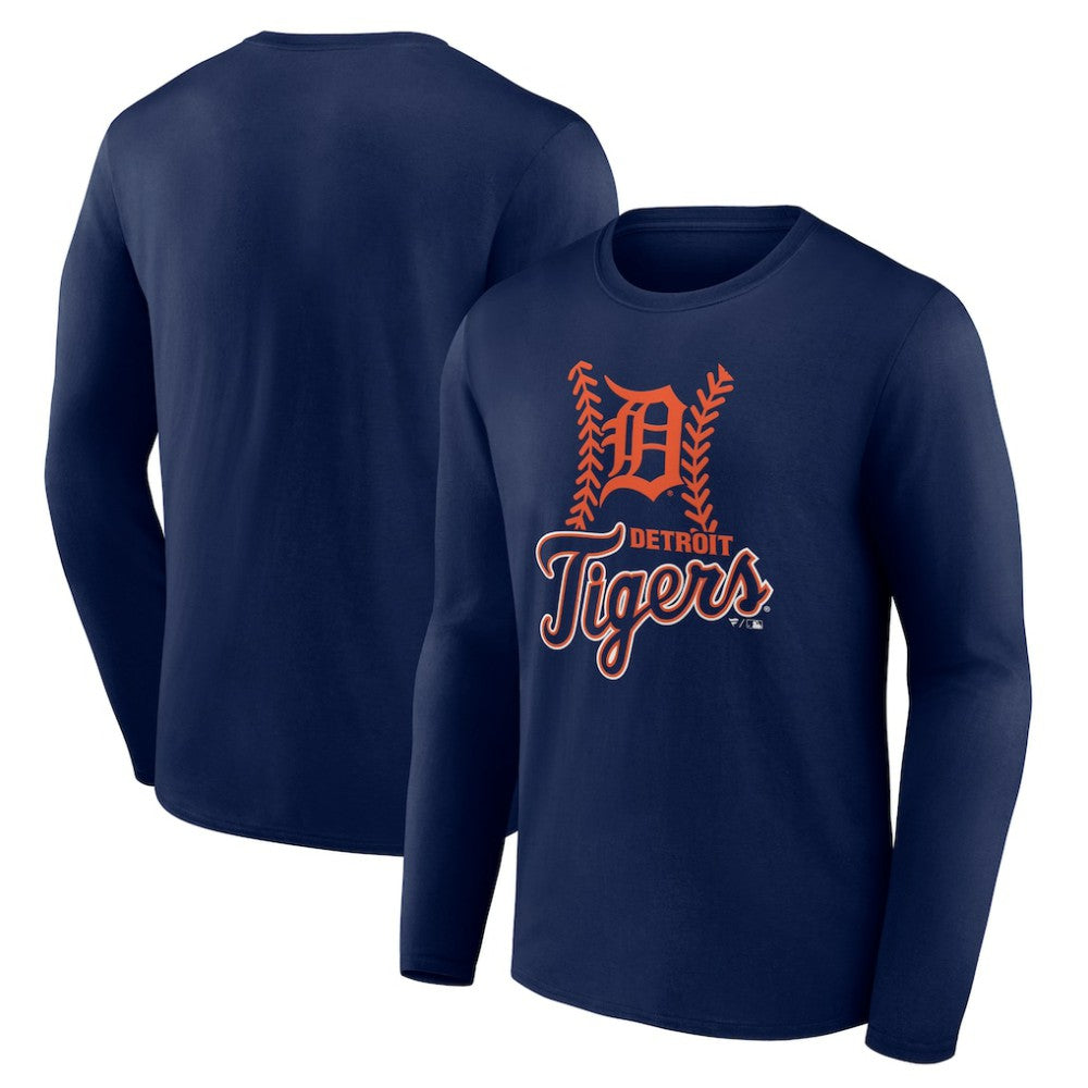 Detroit Tigers Fastball Long Sleeve T-Shirt - MLB T-shirts