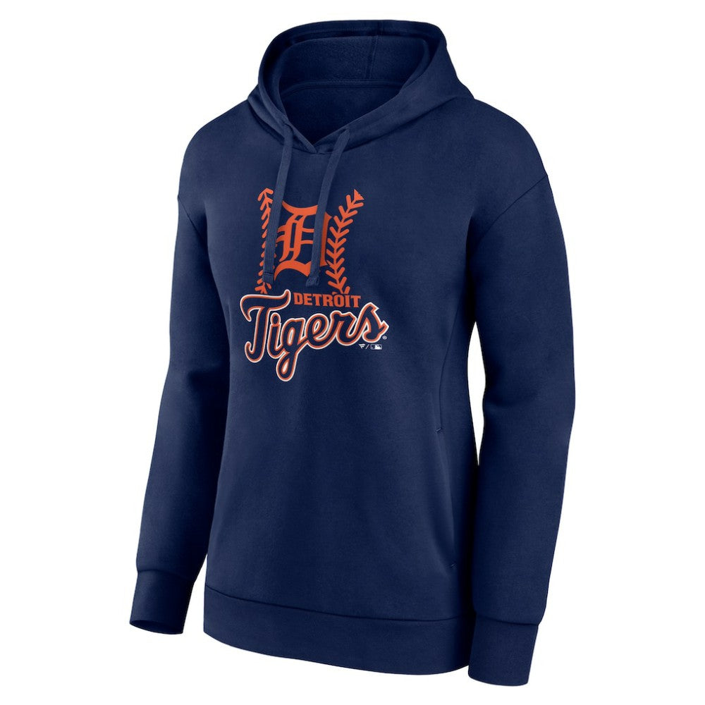 Detroit Tigers Women's Fastball Pullover Hoodie - MLB Hoodies