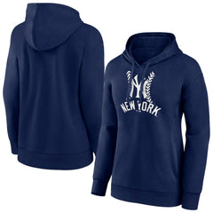 New York Yankees Women's Fastball Pullover Hoodie - MLB Hoodies