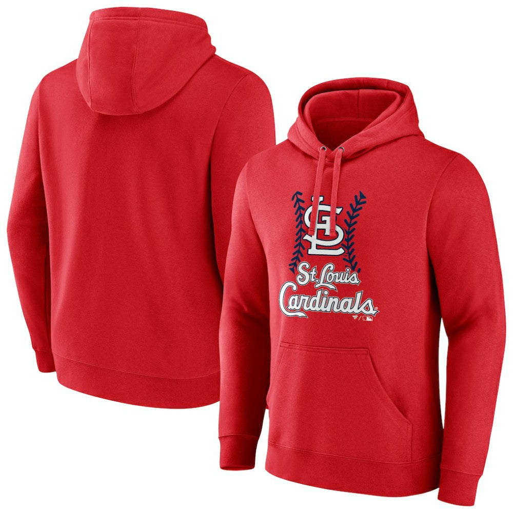 St. Louis Cardinals Fastball Pullover Hoodie - MLB Hoodies