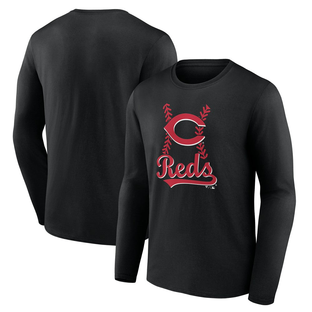 Cincinnati Reds Fastball Long Sleeve T-Shirt - MLB T-shirts