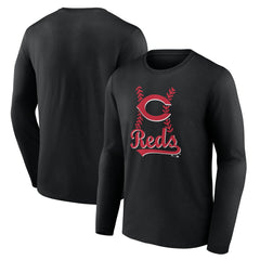 Cincinnati Reds Fastball Long Sleeve T-Shirt - MLB T-shirts