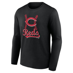 Cincinnati Reds Fastball Long Sleeve T-Shirt - MLB T-shirts