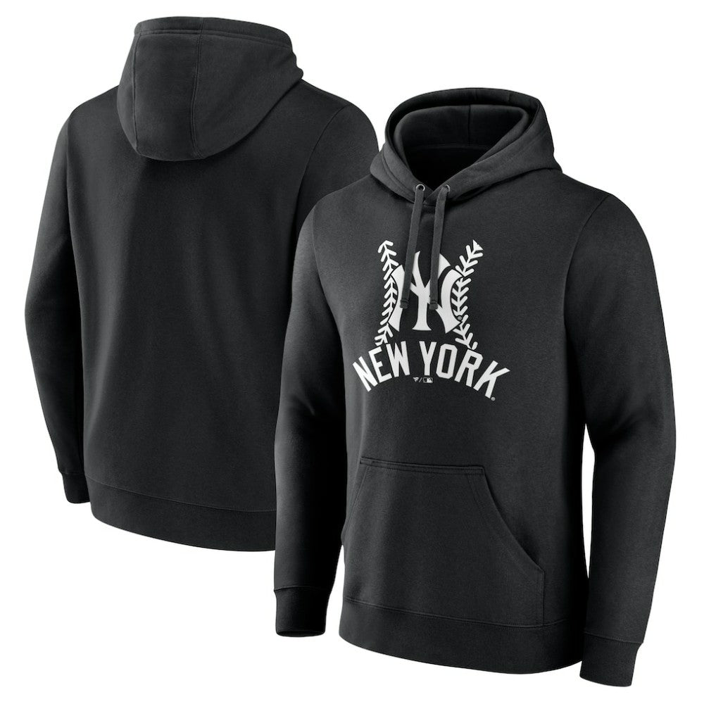 New York Yankees Fastball Pullover Hoodie - MLB Hoodies