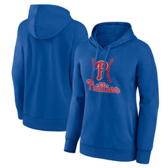 Philadelphia Phillies Women's Fastball Pullover Hoodie - MLB Hoodies