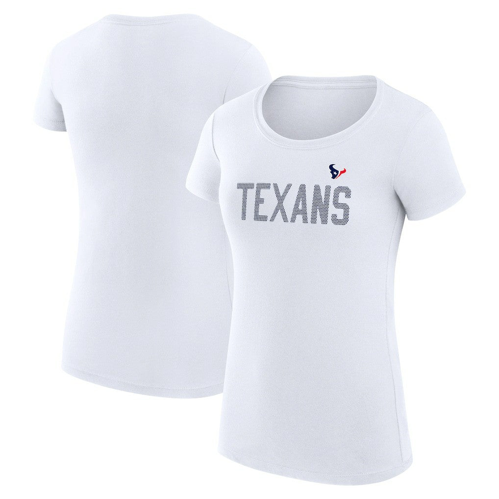 Houston Texans G-III 4Her by Carl Banks Women's Super-Slim Fit Lightweight Dot Print T-Shirt | NFL Sale