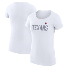 Houston Texans G-III 4Her by Carl Banks Women's Super-Slim Fit Lightweight Dot Print T-Shirt | NFL Sale