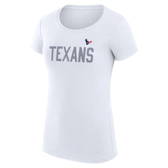 Houston Texans G-III 4Her by Carl Banks Women's Super-Slim Fit Lightweight Dot Print T-Shirt | NFL Sale
