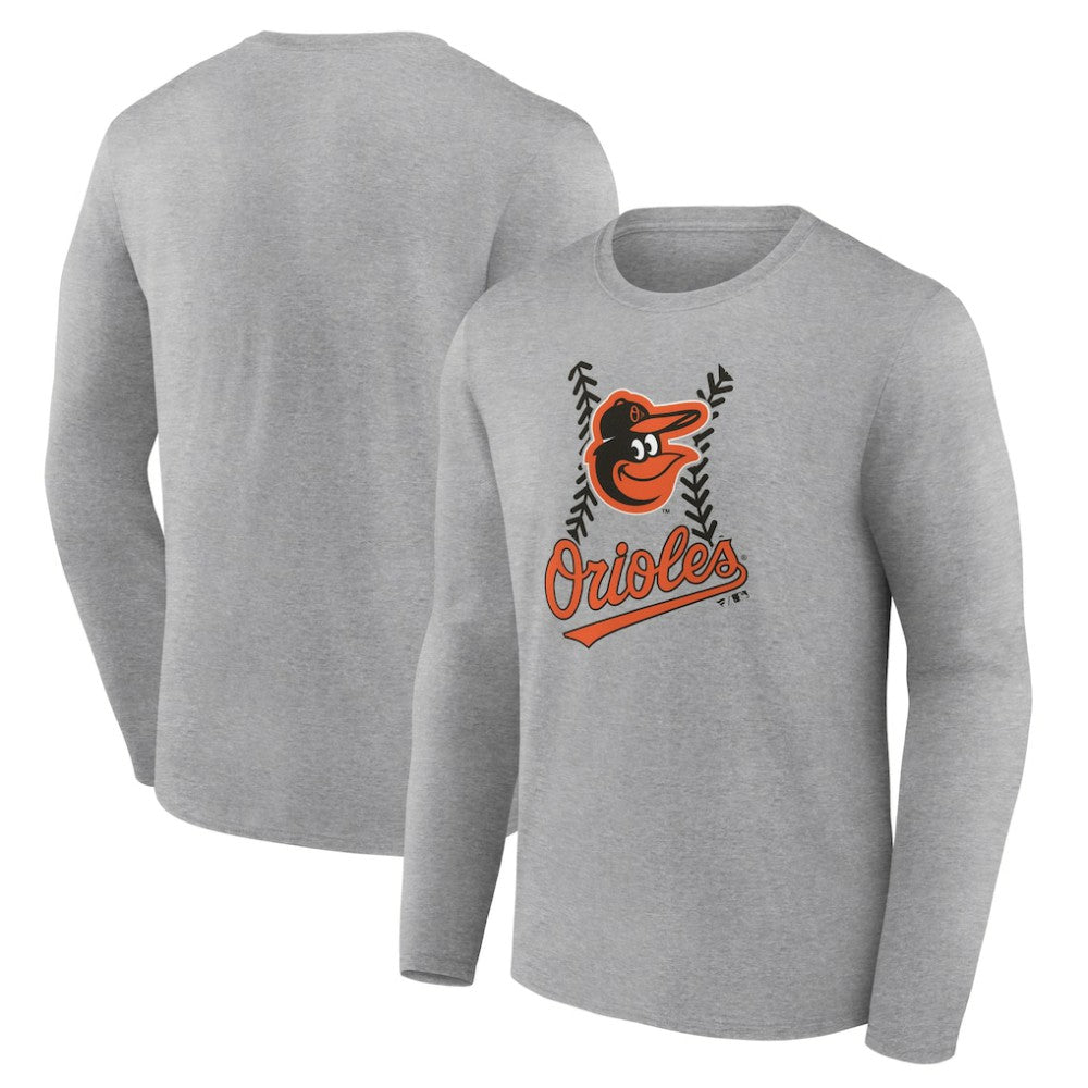Baltimore Orioles Fastball Long Sleeve T-Shirt - MLB T-shirts