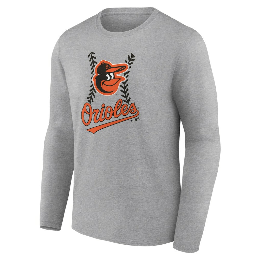 Baltimore Orioles Fastball Long Sleeve T-Shirt - MLB T-shirts
