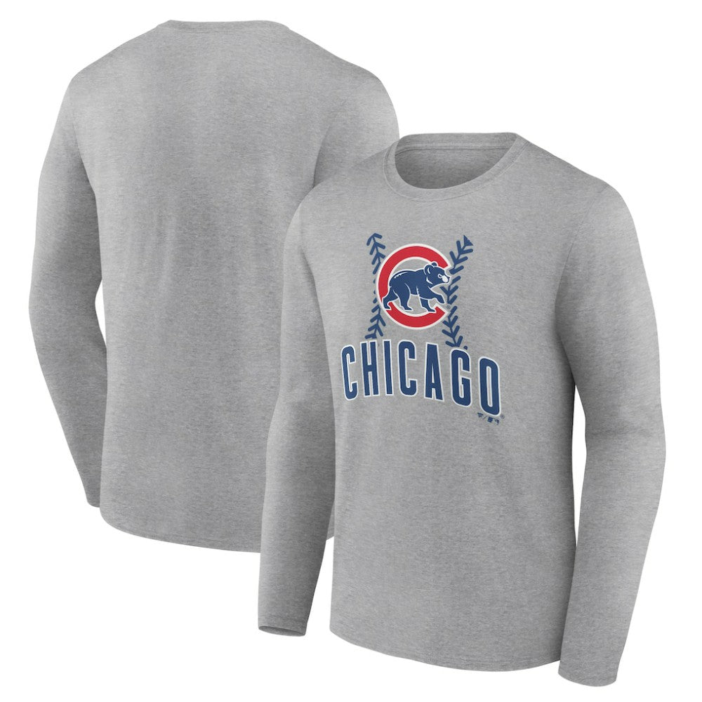 Chicago Cubs Fastball Long Sleeve T-Shirt - MLB T-shirts
