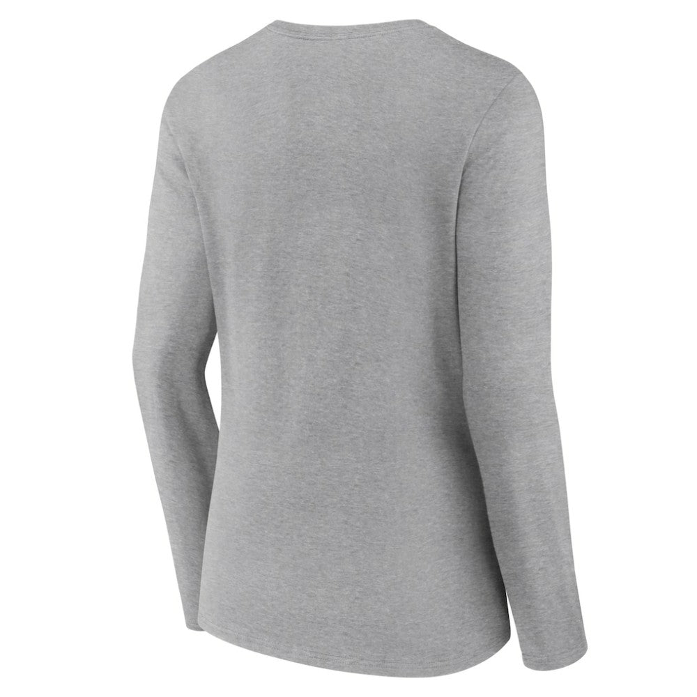 Chicago Cubs Women's Fastball Long Sleeve V-Neck T-Shirt - MLB T-shirts
