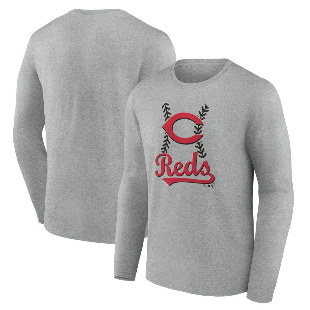 Cincinnati Reds Fastball Long Sleeve T-Shirt - MLB T-shirts