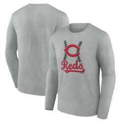 Cincinnati Reds Fastball Long Sleeve T-Shirt - MLB T-shirts