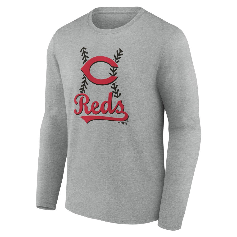 Cincinnati Reds Fastball Long Sleeve T-Shirt - MLB T-shirts