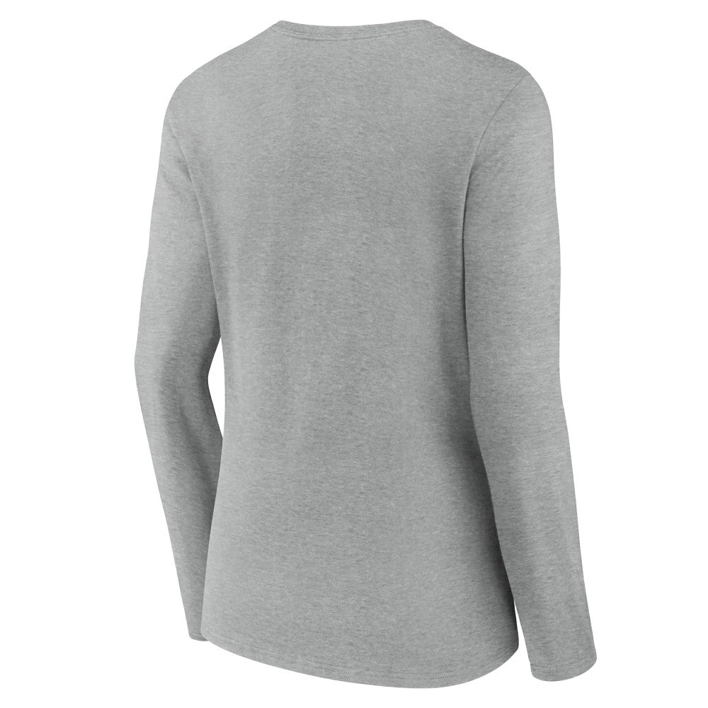 Cincinnati Reds Women's Fastball Long Sleeve V-Neck T-Shirt - MLB T-shirts