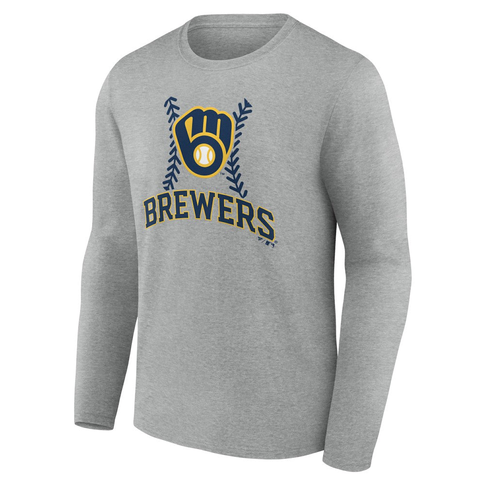 Milwaukee Brewers Fastball Long Sleeve T-Shirt - MLB T-shirts