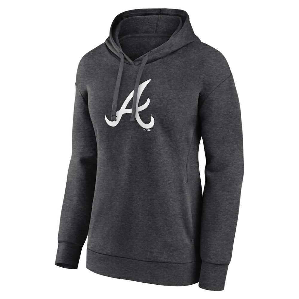 Atlanta Braves Women's Monochrome Pullover Hoodie - MLB Hoodies