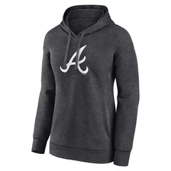 Atlanta Braves Women's Monochrome Pullover Hoodie - MLB Hoodies
