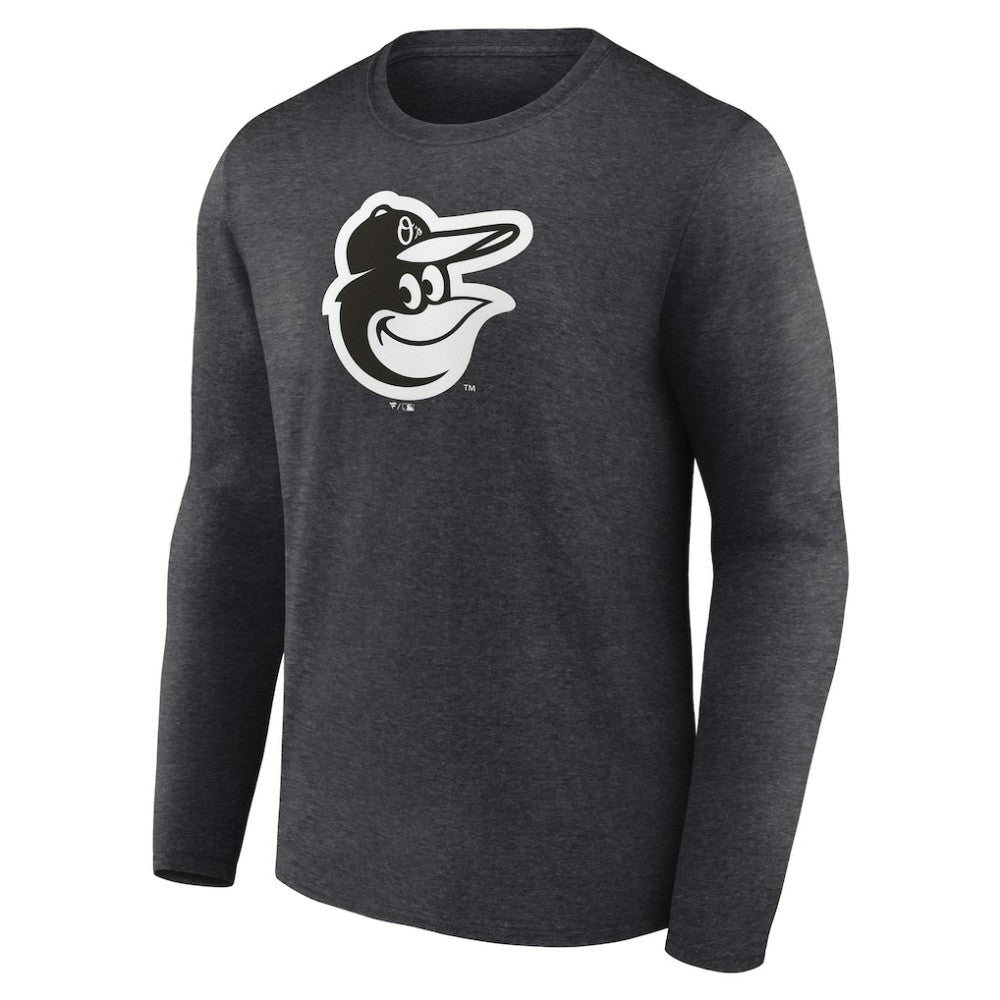 Baltimore Orioles Monochrome Long Sleeve T-Shirt - MLB T-shirts