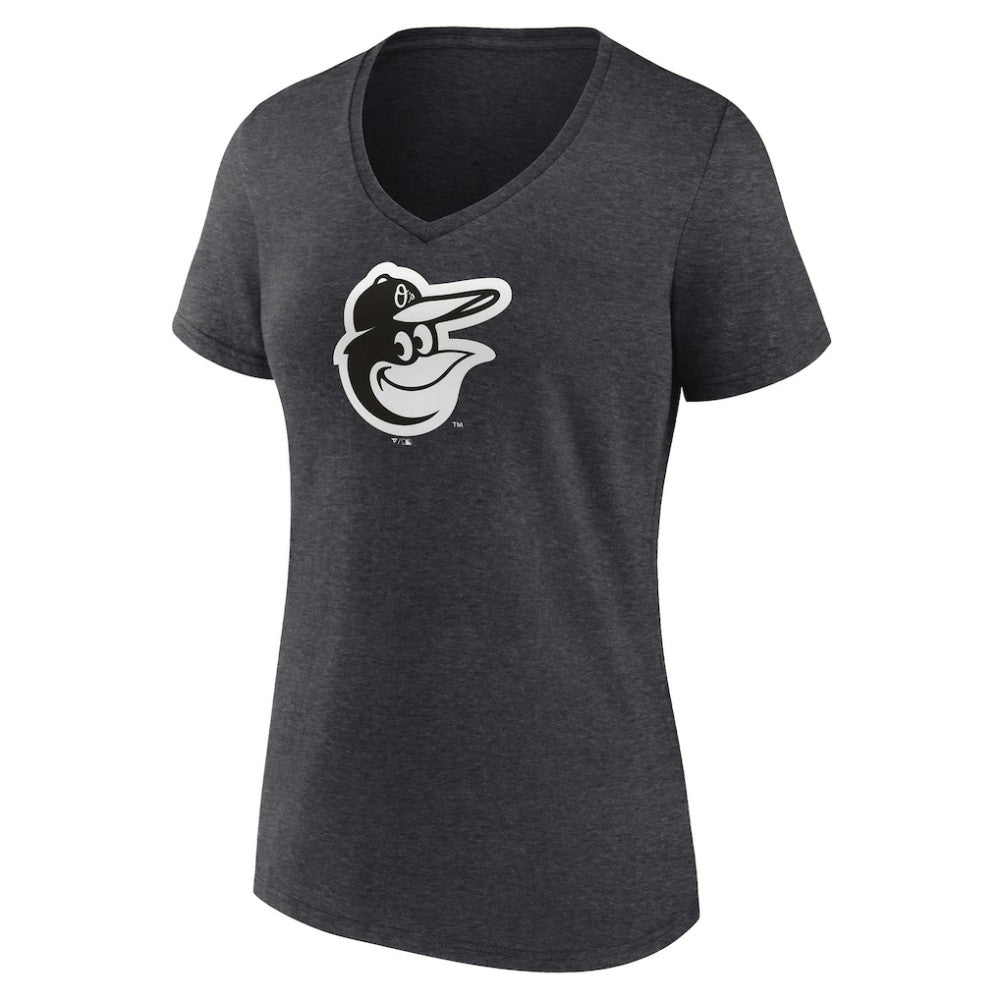 Baltimore Orioles Women's Monochrome V-Neck T-Shirt - MLB T-shirts
