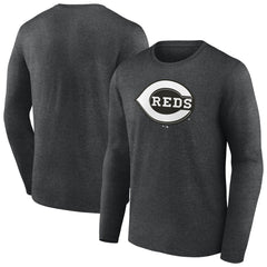 Cincinnati Reds Monochrome Long Sleeve T-Shirt - MLB T-shirts