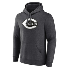 Cincinnati Reds Monochrome Pullover Hoodie - MLB Hoodies