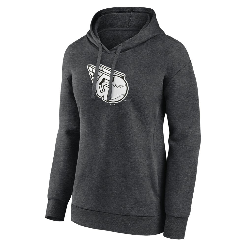 Cleveland Guardians Women's Monochrome Pullover Hoodie - MLB Hoodies
