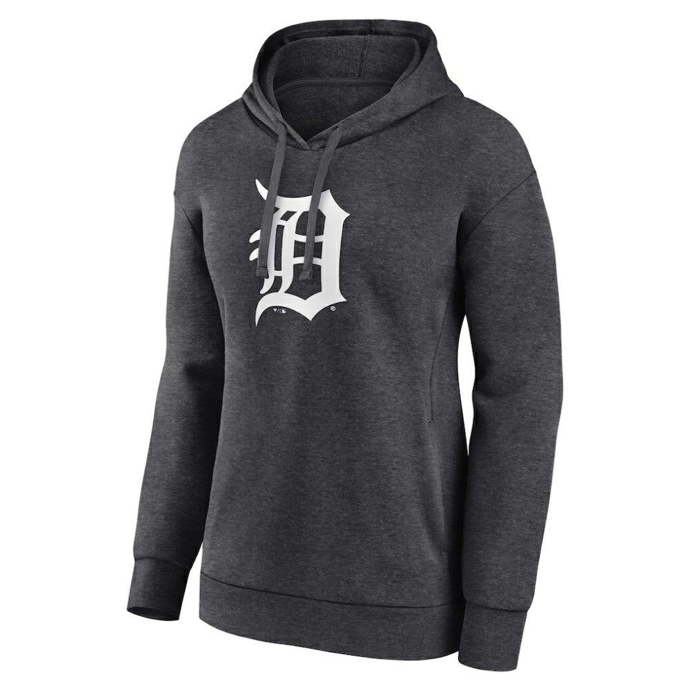Detroit Tigers Women's Monochrome Pullover Hoodie - MLB Hoodies