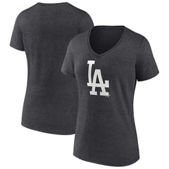Los Angeles Dodgers Women's Monochrome V-Neck T-Shirt - MLB T-shirts