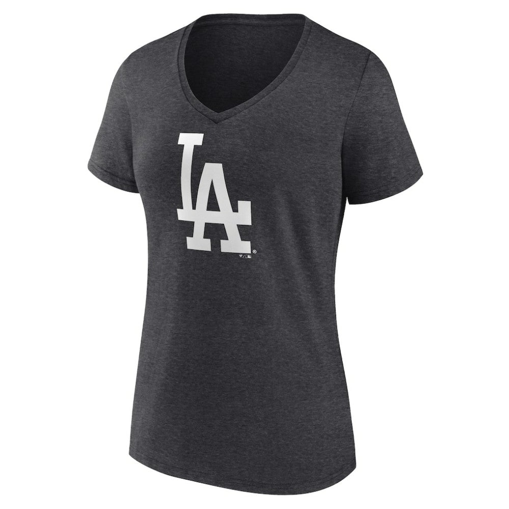 Los Angeles Dodgers Women's Monochrome V-Neck T-Shirt - MLB T-shirts