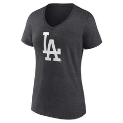 Los Angeles Dodgers Women's Monochrome V-Neck T-Shirt - MLB T-shirts