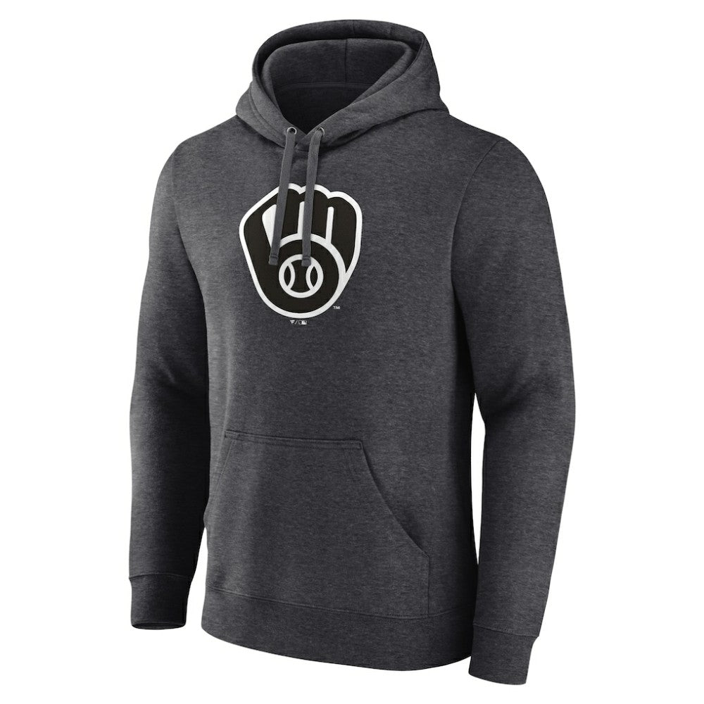 Milwaukee Brewers Monochrome Pullover Hoodie - MLB Hoodies