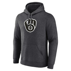 Milwaukee Brewers Monochrome Pullover Hoodie - MLB Hoodies