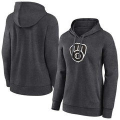 Milwaukee Brewers Women's Monochrome Pullover Hoodie - MLB Hoodies