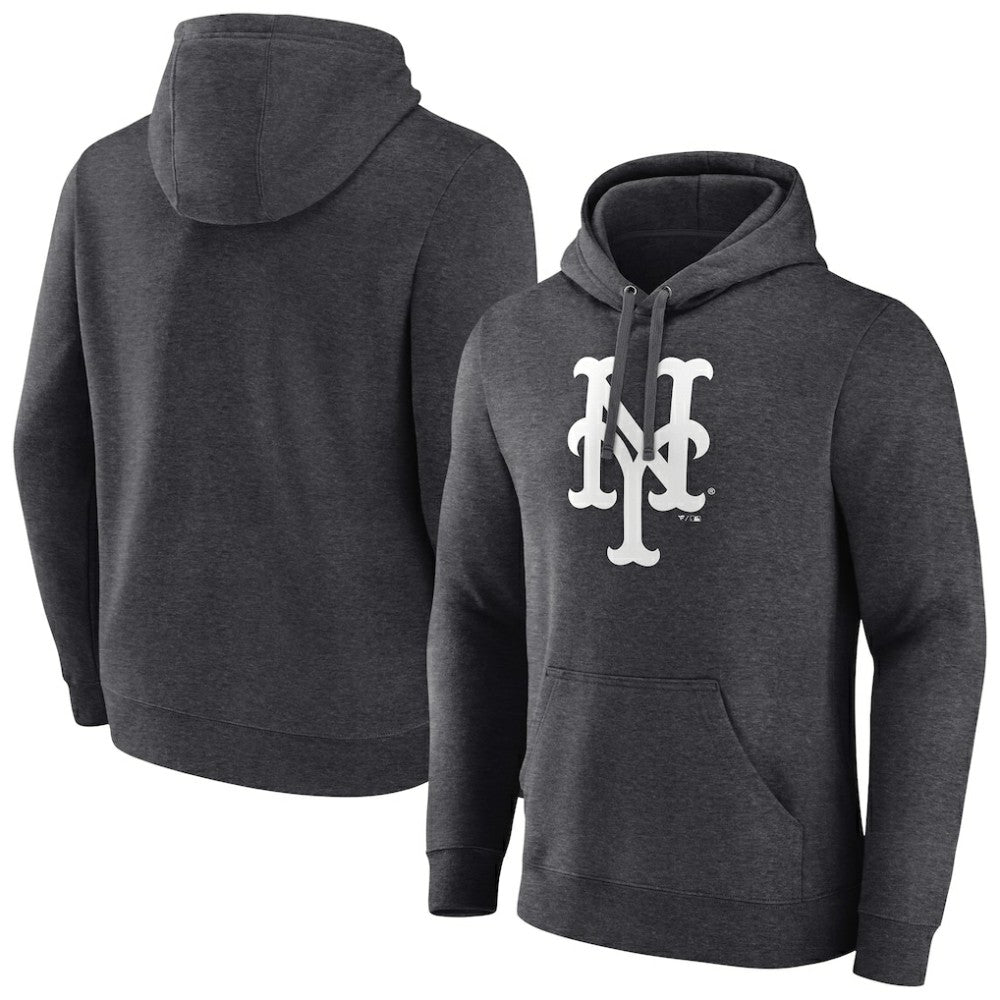 New York Mets Monochrome Pullover Hoodie - MLB Hoodies