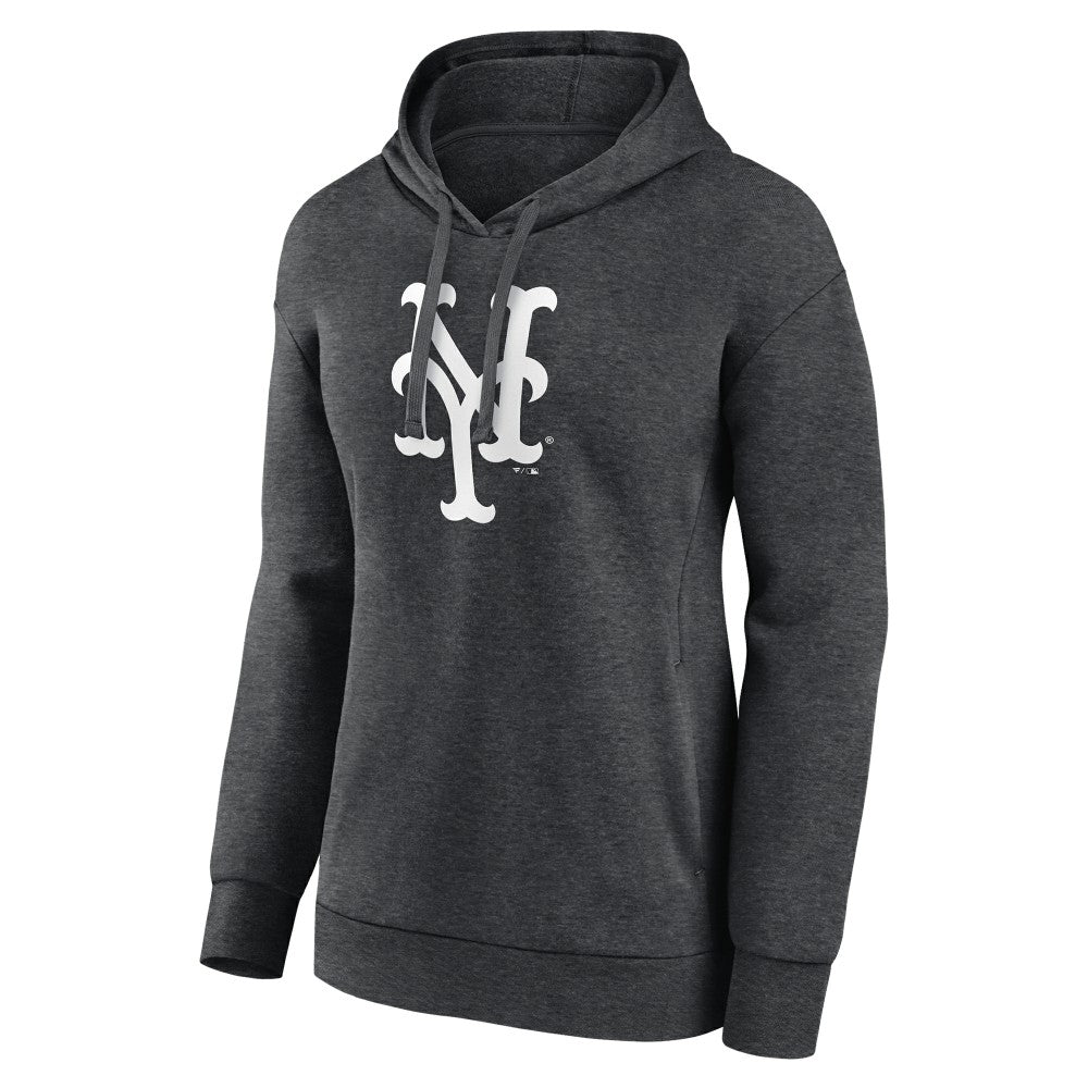 New York Mets Women's Monochrome Pullover Hoodie - MLB Hoodies