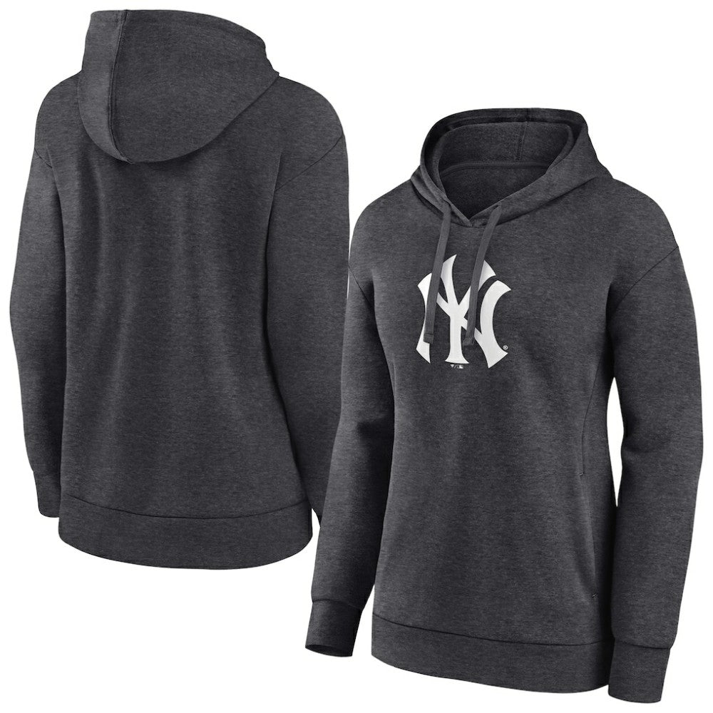 New York Yankees Women's Monochrome Pullover Hoodie - MLB Hoodies