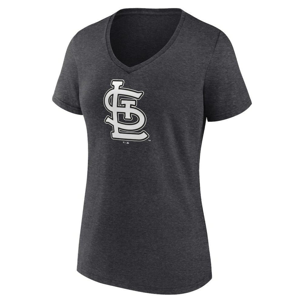 St. Louis Cardinals Women's Monochrome V-Neck T-Shirt - MLB T-shirts