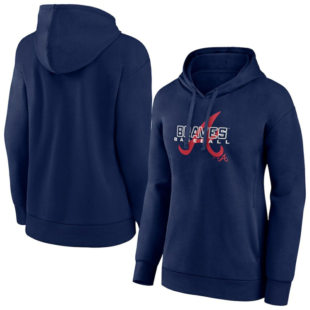 Atlanta Braves Women's Stellar Pullover Hoodie - MLB Hoodies