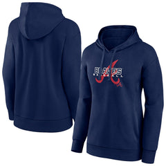 Atlanta Braves Women's Stellar Pullover Hoodie - MLB Hoodies