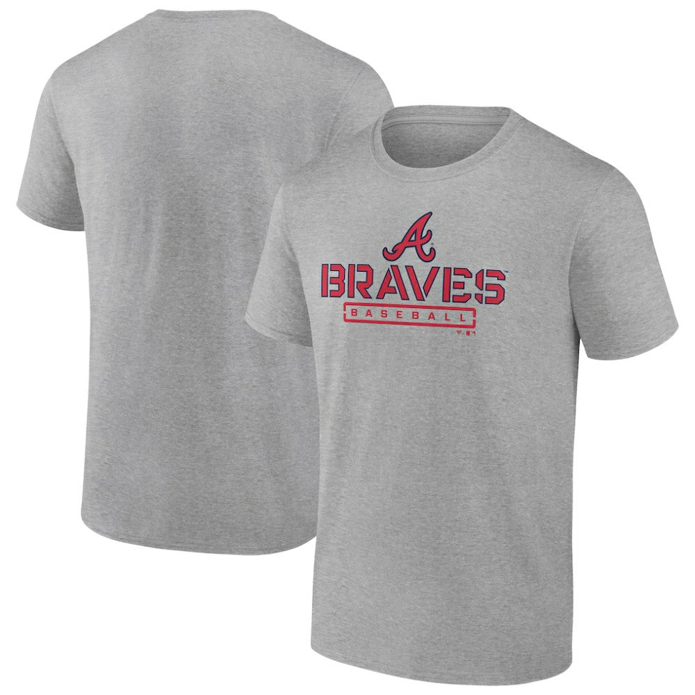 Atlanta Braves Evanston Stencil T-Shirt - MLB T-shirts