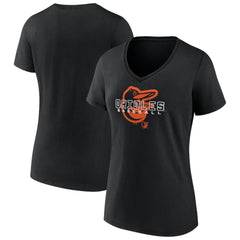 Baltimore Orioles Women's Stellar V-Neck T-Shirt - MLB T-shirts