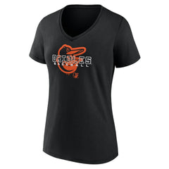 Baltimore Orioles Women's Stellar V-Neck T-Shirt - MLB T-shirts