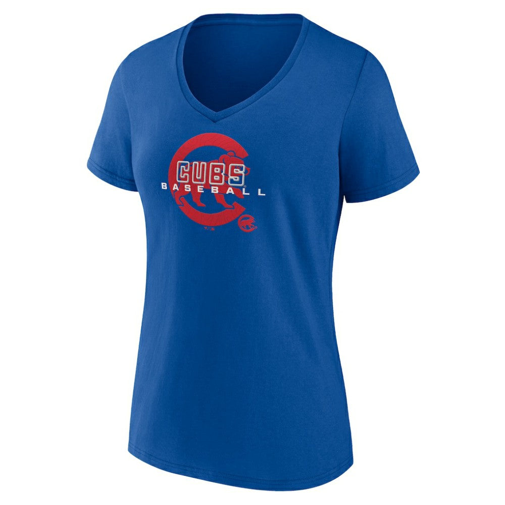 Chicago Cubs Women's Stellar V-Neck T-Shirt - MLB T-shirts
